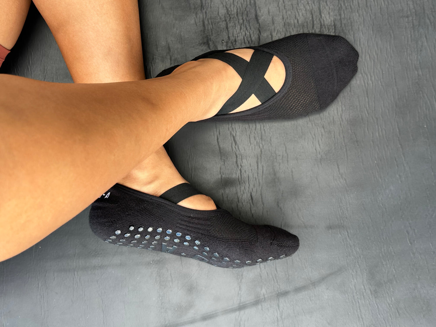 Black Ballet grip sock