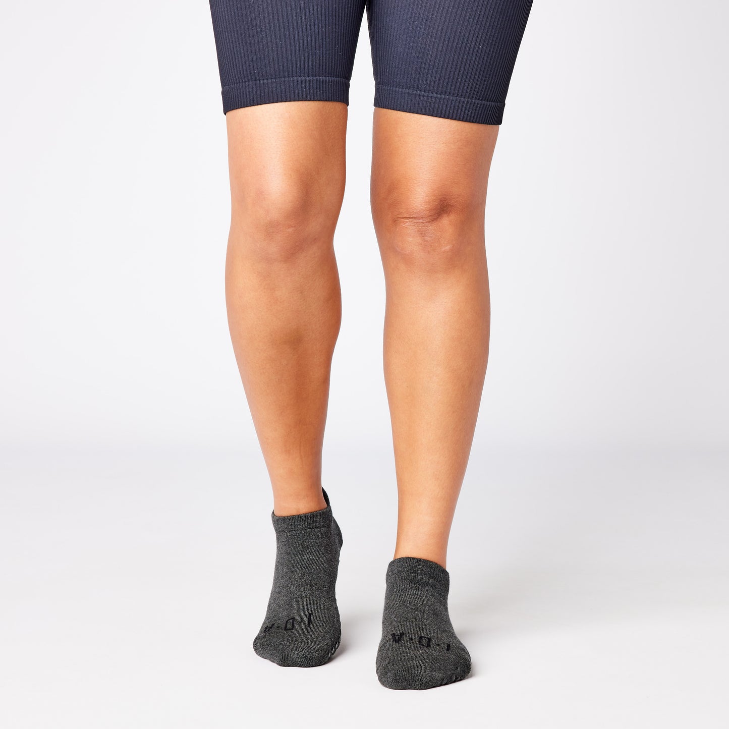 Charcoal ankle pilates socks