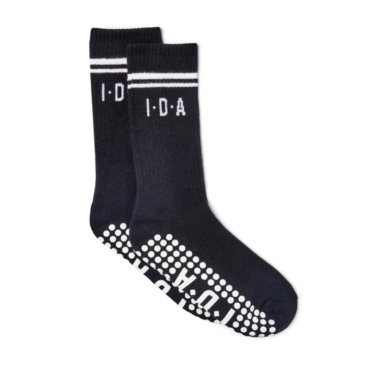 Black grip sock idea for women's football