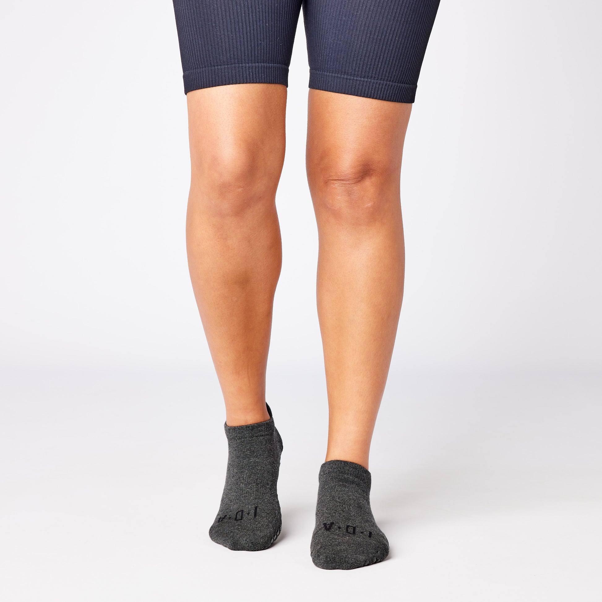 Charcoal ankle pilates socks